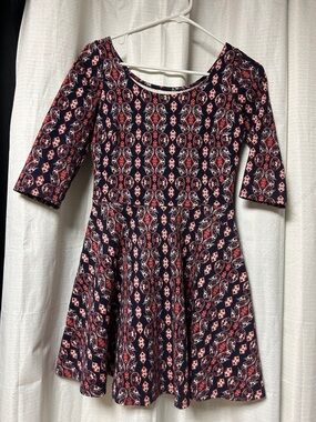 Hollister Patterned Midi Dress